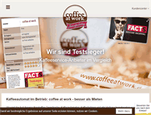 Tablet Screenshot of coffeeatwork.de